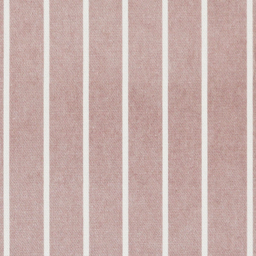 ANTE DECOR Burgess Printed Cotton Stripe Fabric Pink