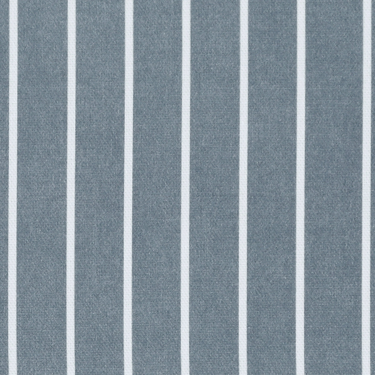 ANTE DECOR Burgess Printed Cotton Stripe Fabric Blue