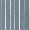 ANTE DECOR Burgess Printed Cotton Stripe Fabric Blue