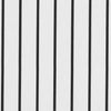 ANTE DECOR Burgess Printed Cotton Stripe Fabric White Black