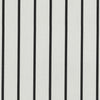 ANTE DECOR Burgess Printed Cotton Stripe Fabric White Black