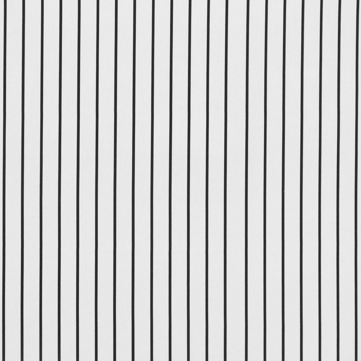 ANTE DECOR Burgess Printed Cotton Stripe Made To Measure Curtains White Black