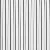 ANTE DECOR Burgess Printed Cotton Stripe Made To Measure Curtains White Black