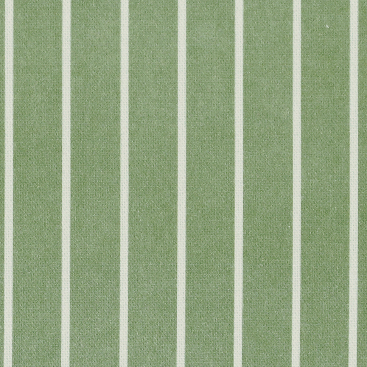 ANTE DECOR Burgess Printed Cotton Stripe Fabric Green