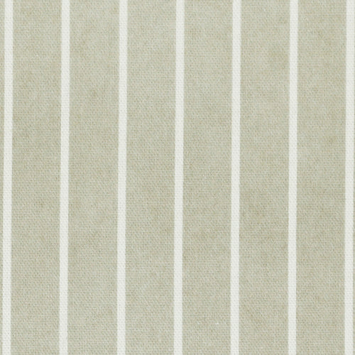ANTE DECOR Burgess Printed Cotton Stripe Fabric Beige