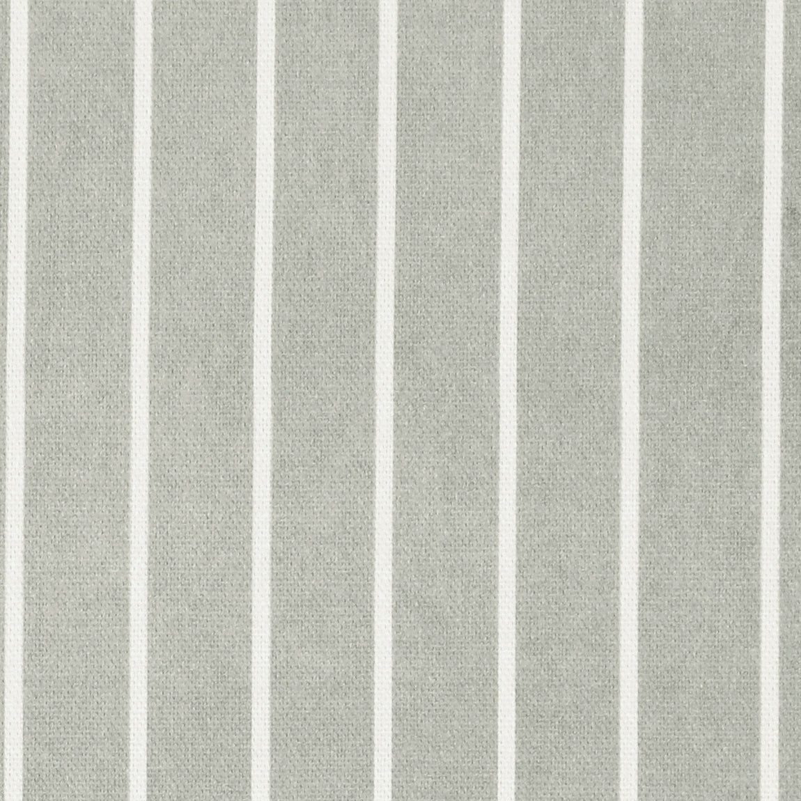 ANTE DECOR Burgess Printed Cotton Stripe Fabric Soft Grey