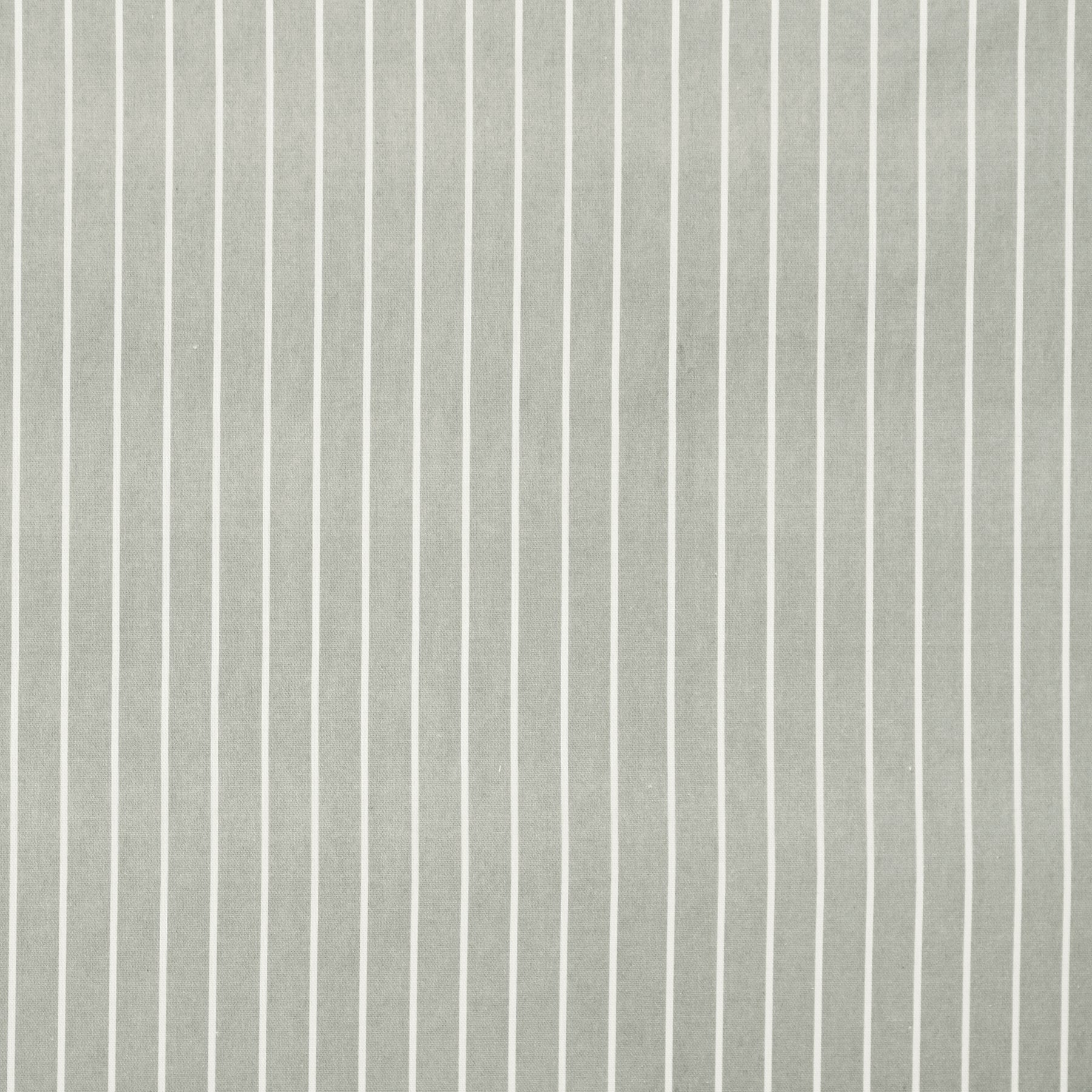 ANTE DECOR Burgess Printed Cotton Stripe Made To Measure Roman Blind Soft Grey