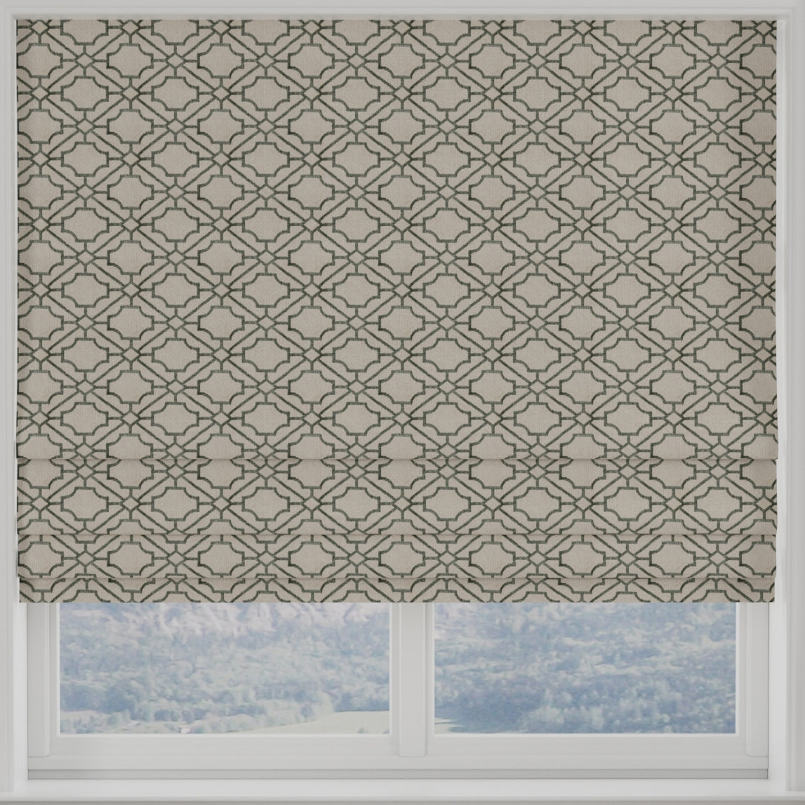 Rocco Made to Measure Roman Blind Duckegg