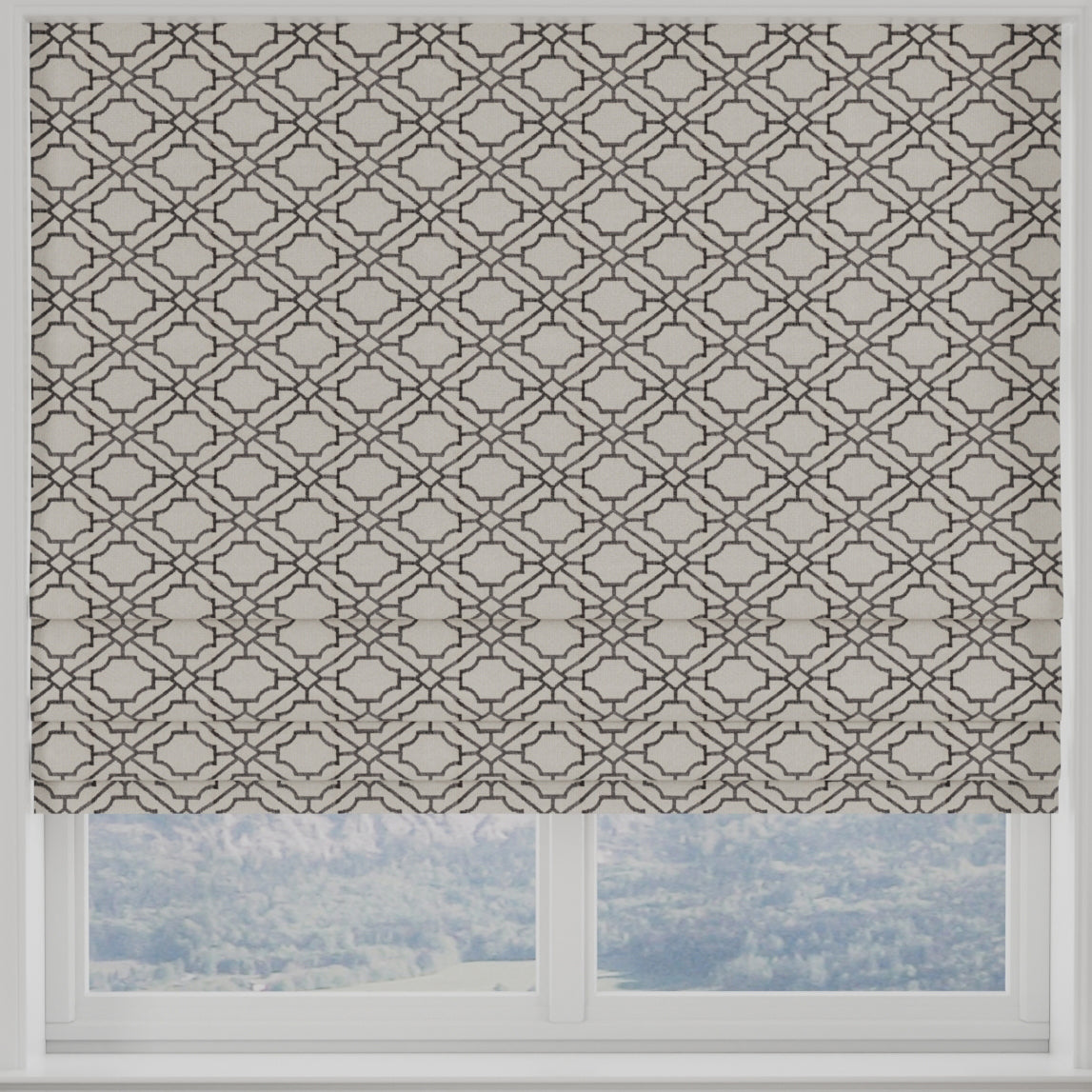 Rocco Made to Measure Roman Blind Graphite