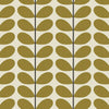 Orla Kiely Two Colour Stem Made to Measure Wave Curtain + FREE Track Olive