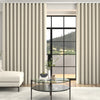 Grace Jacquard Floral Made To Measure Curtains + FREE Track - Wave Snow