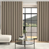 Arla Soft Texture Made To Measure Curtains + FREE Track - Wave Champagne