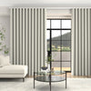 Roslin Textured Made To Measure Curtains + FREE Track - Wave Misty