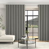Jem Jacquard Stripe Made To Measure Curtains + FREE Track - Wave Dust