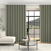 Arla Soft Texture Made To Measure Curtains + FREE Track - Wave Pistachio