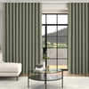 Arla Soft Texture Made To Measure Curtains + FREE Track - Wave Pistachio