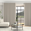 Arla Soft Texture Made To Measure Curtains + FREE Track - Wave Salt
