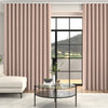 Manco Textured Stripe Made To Measure Curtains + FREE Track - Wave Candy