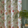 Laura Ashley Rosalind Ready Made Pencil Pleat Curtains Pale Cranberry