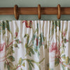 Laura Ashley Rosalind Ready Made Pencil Pleat Curtains Pale Cranberry