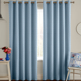 Cath Kidston Rose Bud Made to Measure Curtain Blue