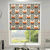 Orla Kiely Rosebud Made to Measure Blackout Roller Blind Orange