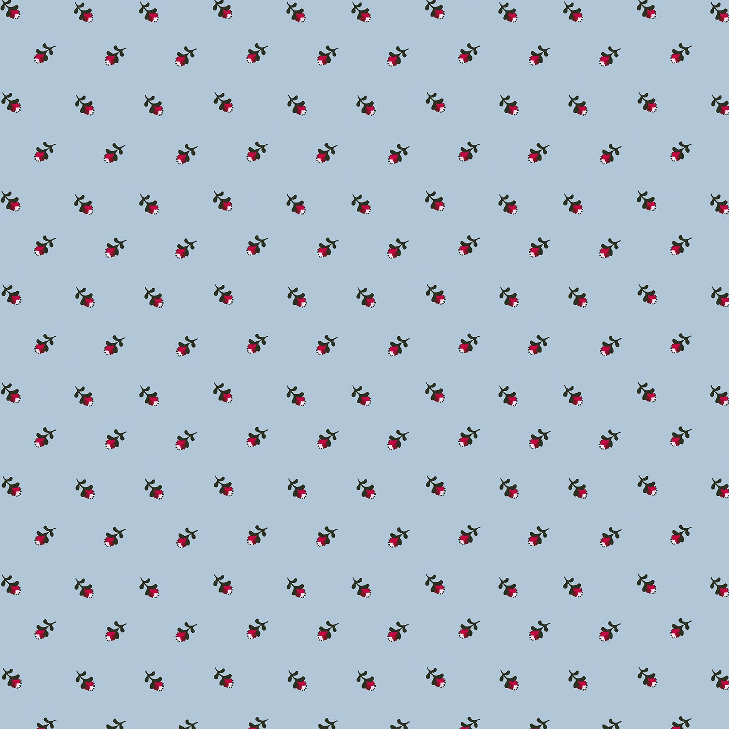 Cath Kidston Rose Bud Made to Measure Roman Blind Blue
