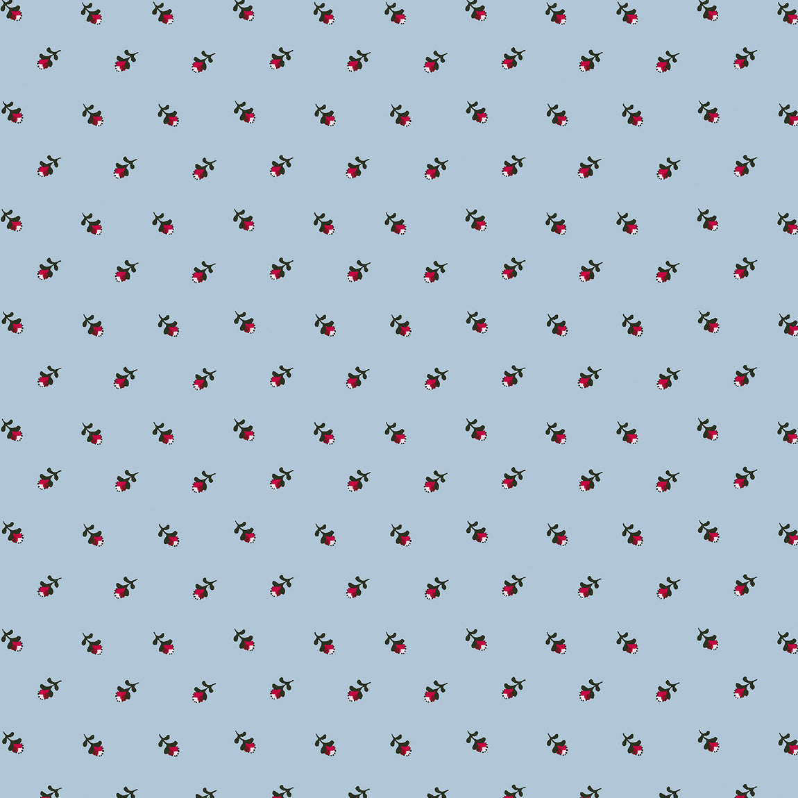 Cath Kidston Rose Bud Made to Measure Roman Blind Blue