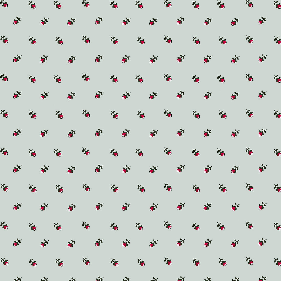 Cath Kidston Rose Bud Made to Measure Roman Blind Mint