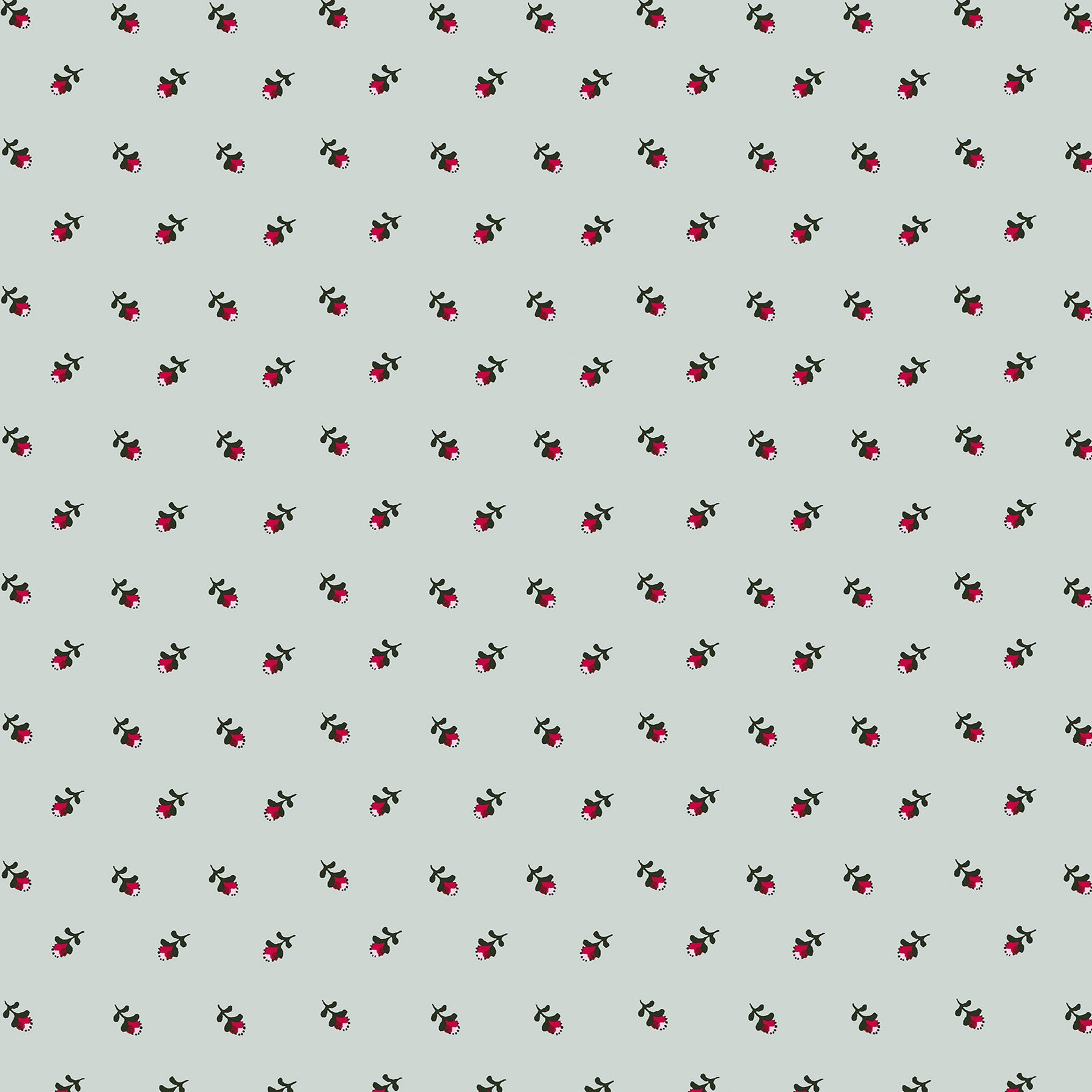 Cath Kidston Rose Bud Made to Measure Roman Blind Mint