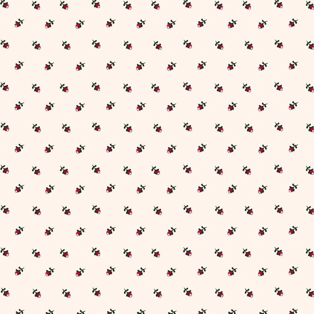 Cath Kidston Rose Bud Made to Measure Blackout Roller Blind White