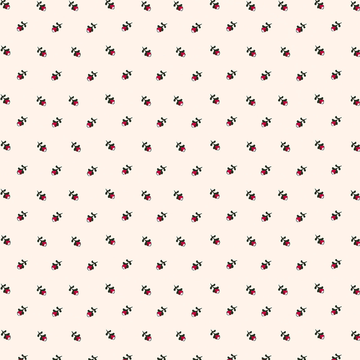 Cath Kidston Rose Bud Made to Measure Curtain White