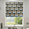 Orla Kiely Rosebud Made to Measure Blackout Roller Blind Powder Blue