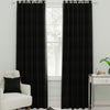 Linda Barker Royal Velvet Made to Measure Curtain Black