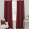 Linda Barker Royal Velvet Made to Measure Curtain Red