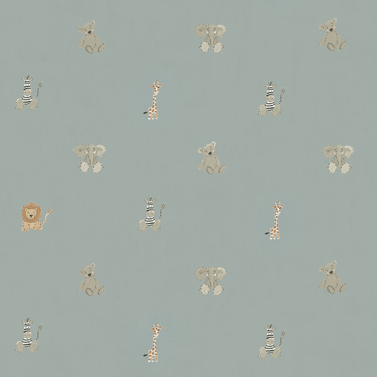 Sophie Allport Bears Blackout Made To Measure Roller Blind Sage Green