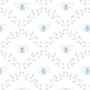 Sophie Allport Bees And Leaves Made To Measure Curtains White Sample Image