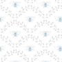 Sophie Allport Bees And Leaves Blackout Made To Measure Roller Blind White Sample Image