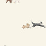 Sophie Allport Doggy Daycare Blackout Made To Measure Roller Blind Off White Sample Image