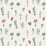 Sophie Allport Garden Vegetables Blackout Made To Measure Roller Blind Cream Sample Image