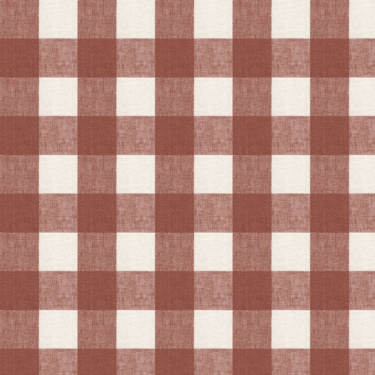 Sophie Allport Gingham Translucent Made To Measure Roller Blind Rustic Red