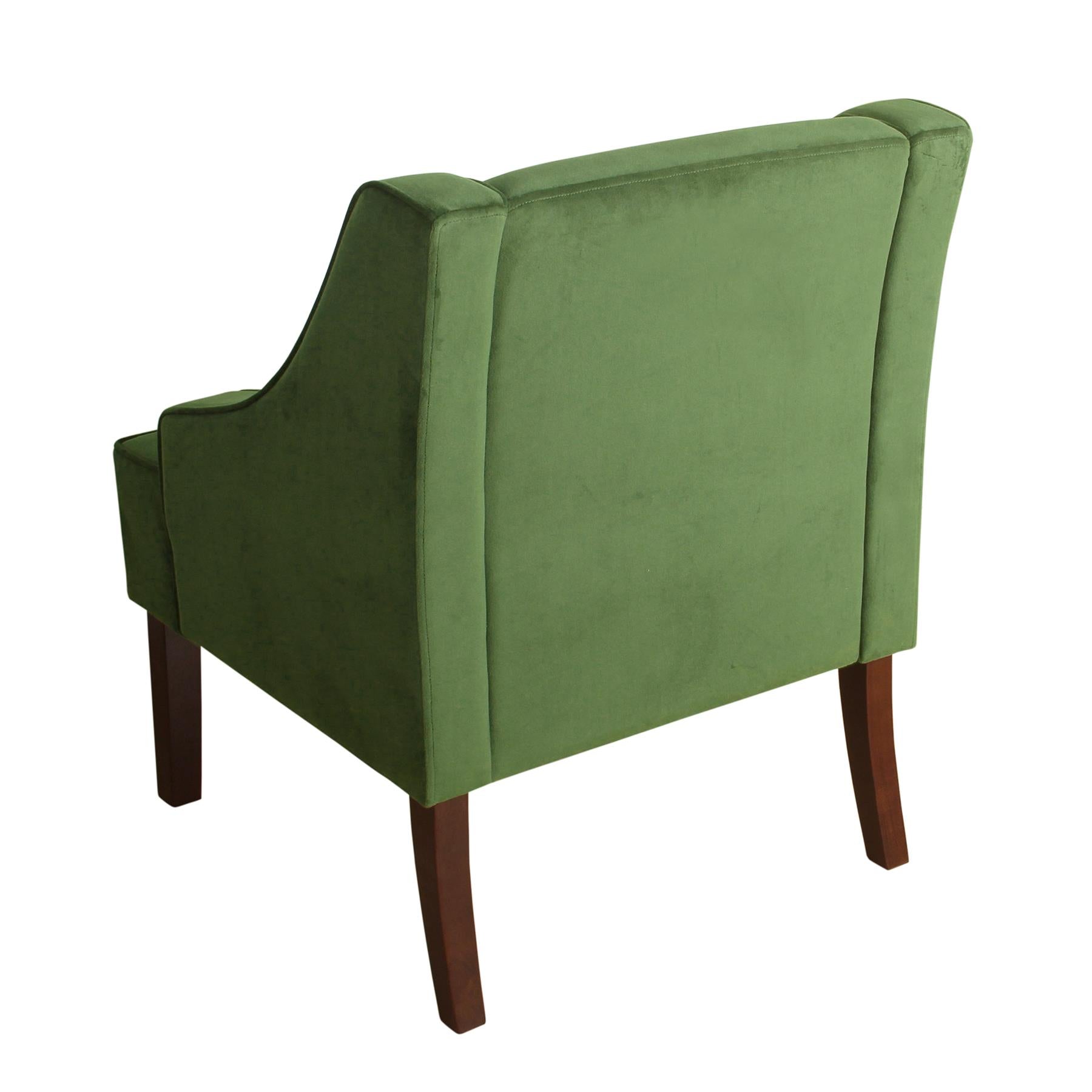 Savoy Velvet Armchair Dark Green Free Delivery Available Terrys