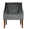 Savoy Velvet Armchair Dark Grey