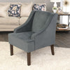 Savoy Velvet Armchair Dark Grey