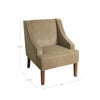 Savoy Velvet Armchair Tan