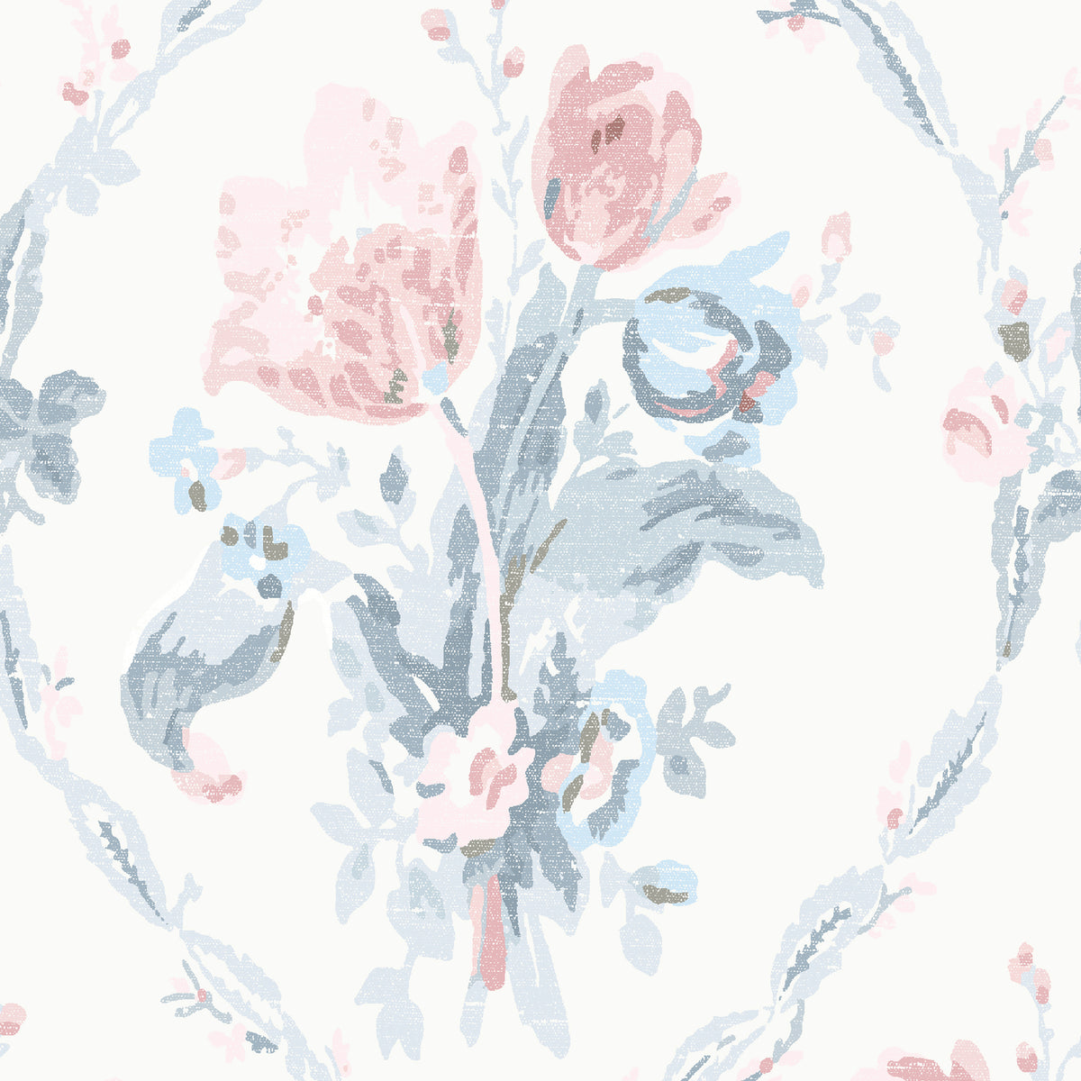 Laura Ashley Scarborough Fair Translucent Made to Measure Roller Blind Blush