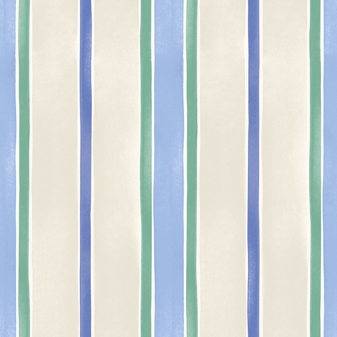 Bluebellgray Seaside Stripe Made To Measure Roman Blind Atlantic