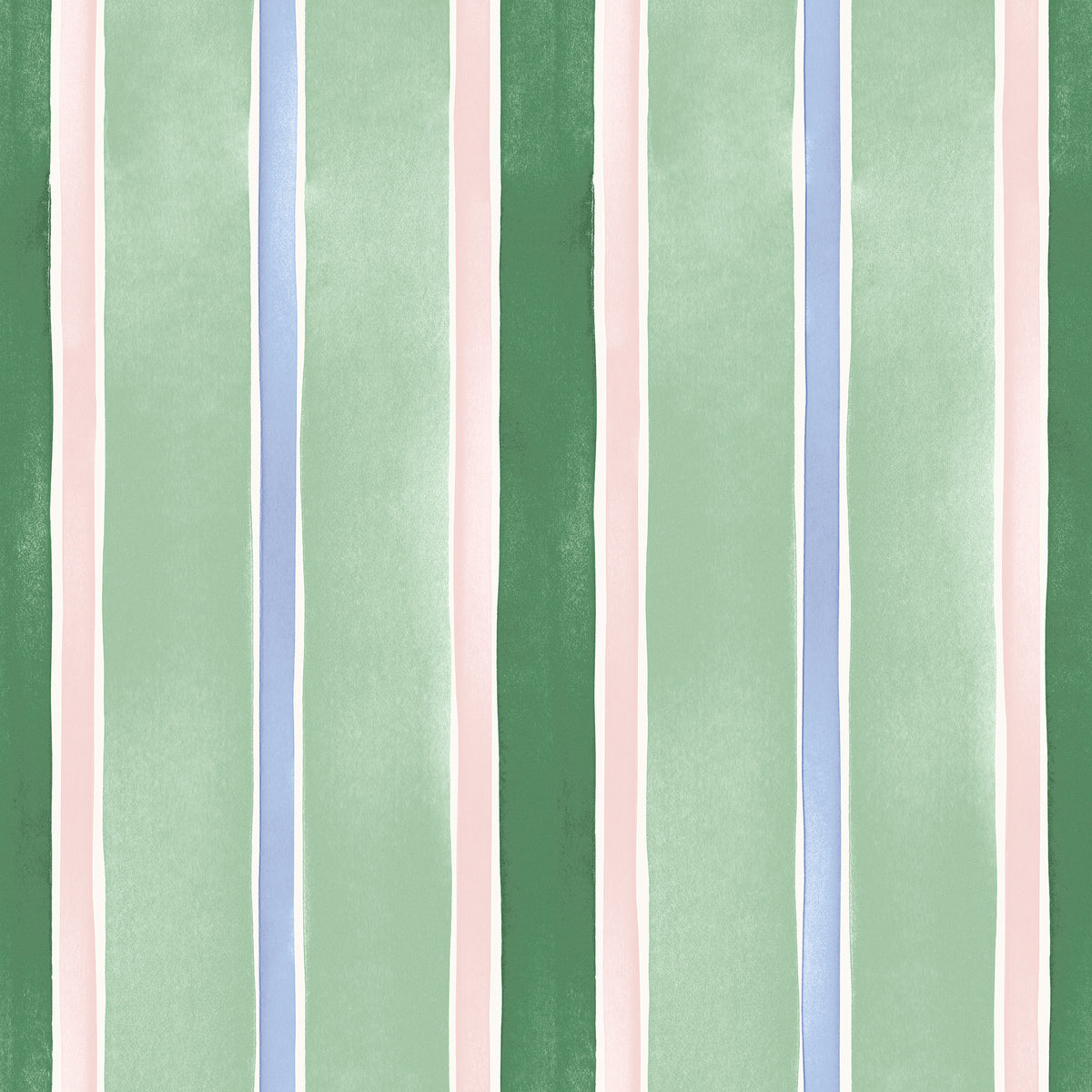 Bluebellgray Seaside Stripe Made To Measure Roman Blind Seaglass