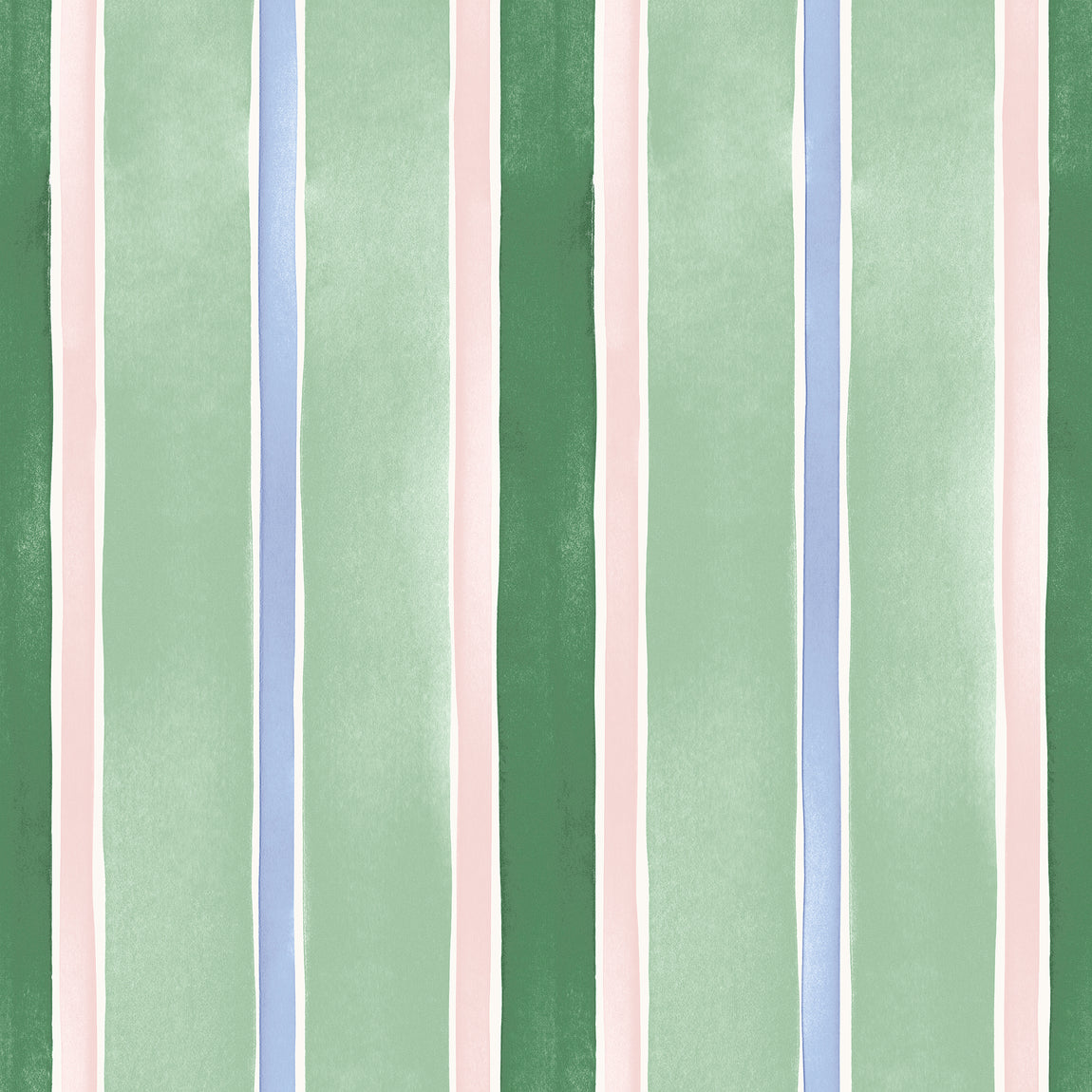 Bluebellgray Seaside Stripe Made To Measure Roman Blind Seaglass
