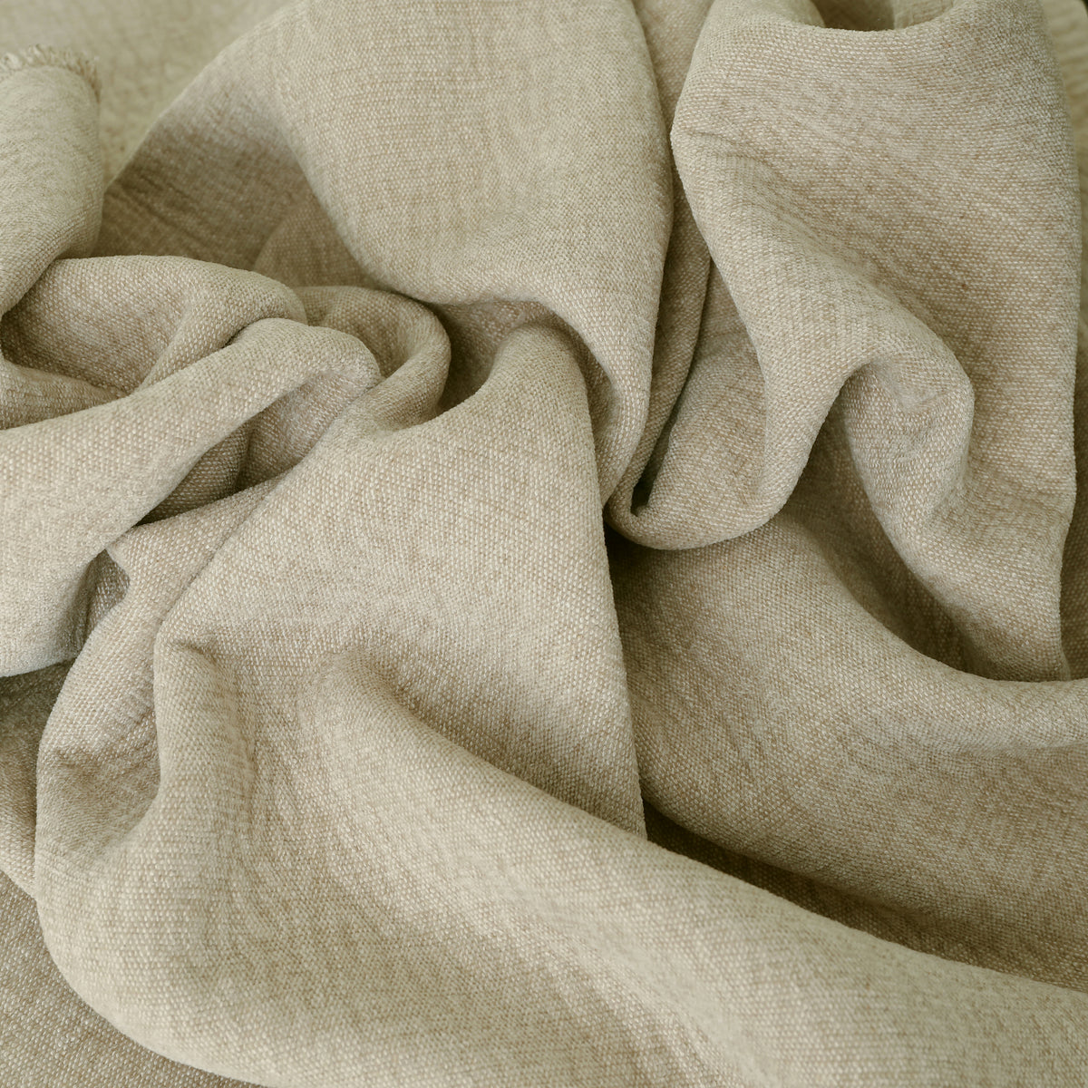 ANTE DECOR Serene Woven Fabric Almond
